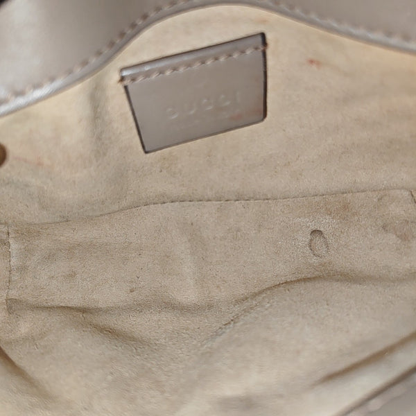 GG Marmont Mini Quilted Calfskin Beige