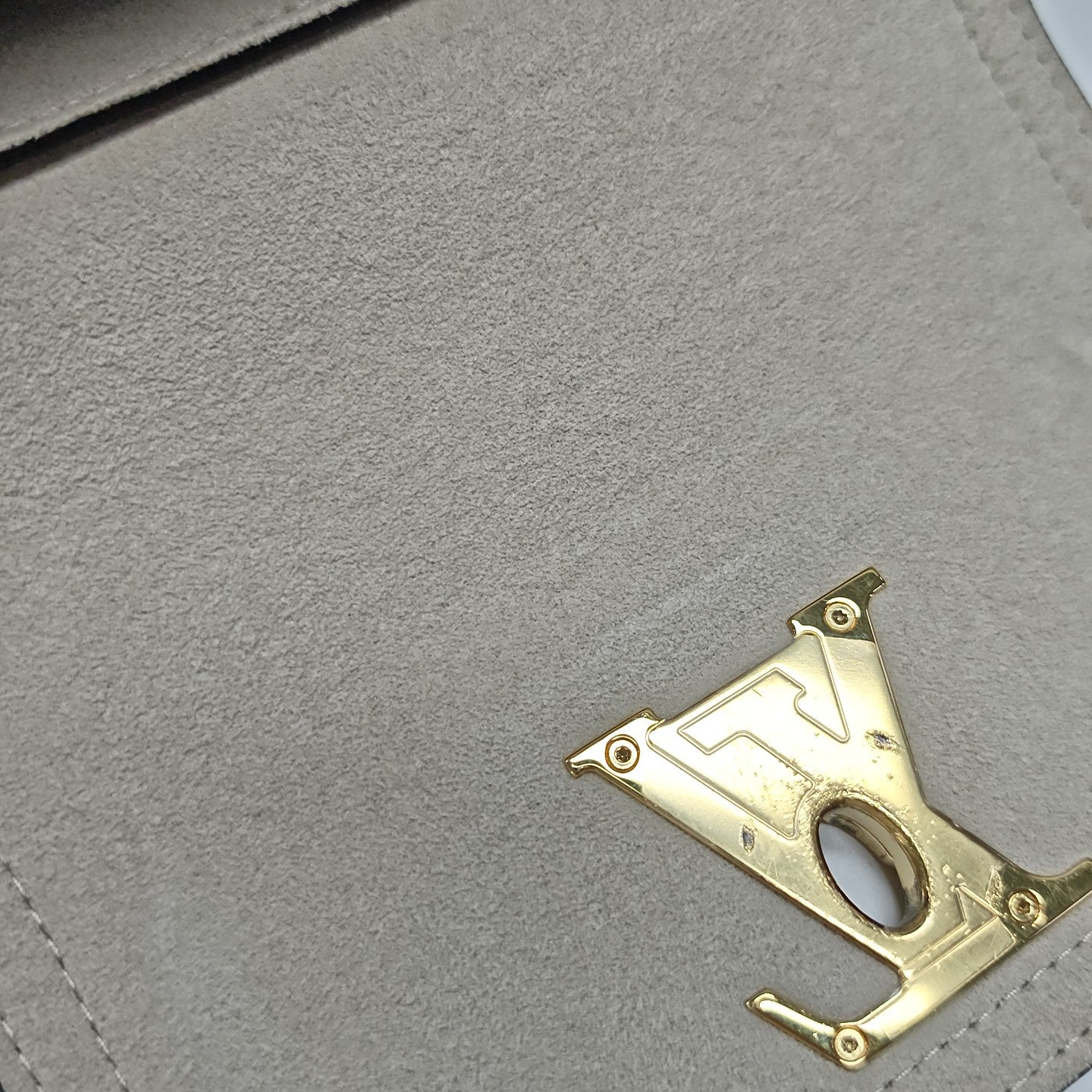 LOCKME TENDER Mini Calfskin Beige