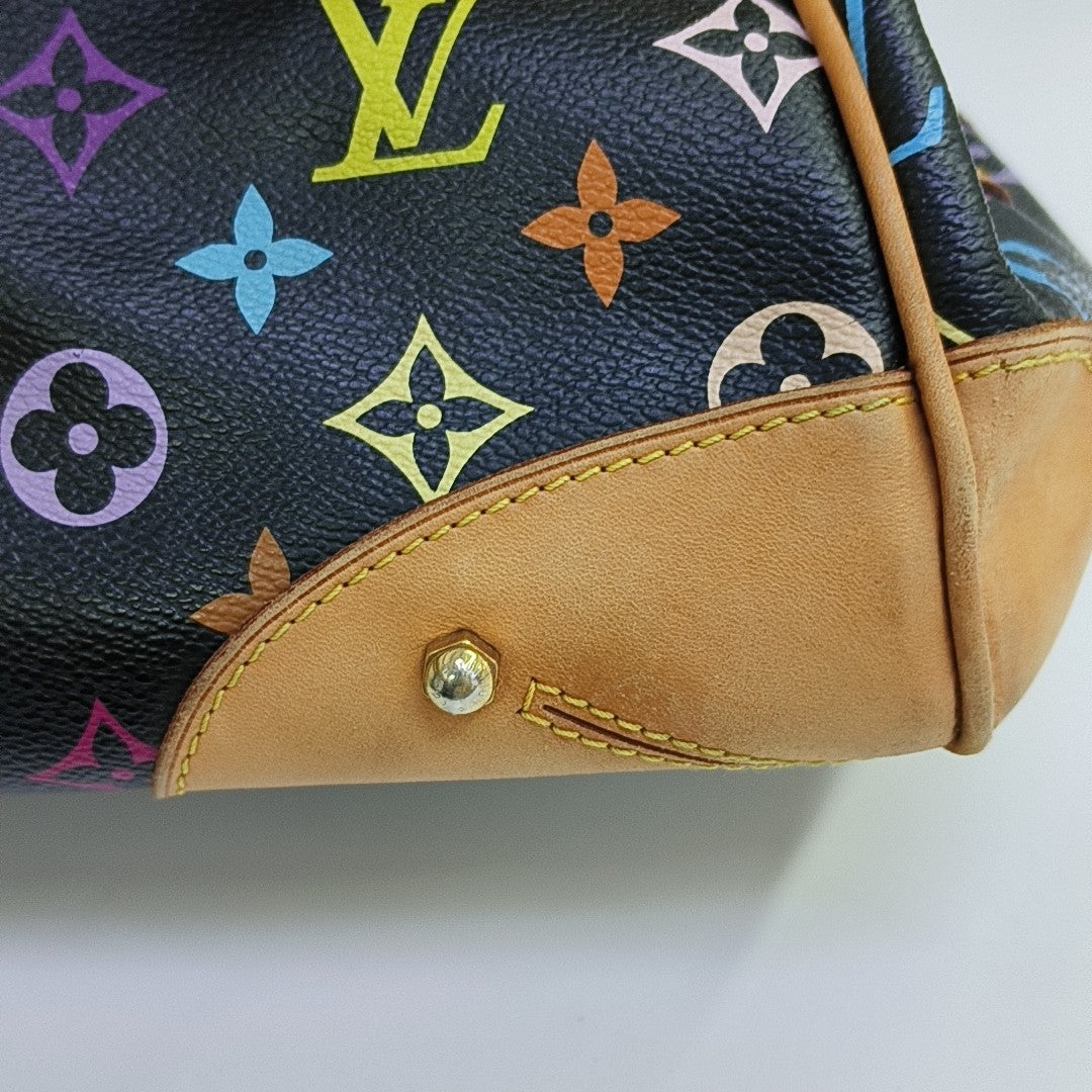 LV × TM CLAUDIA Monogram Coated Canvas Black