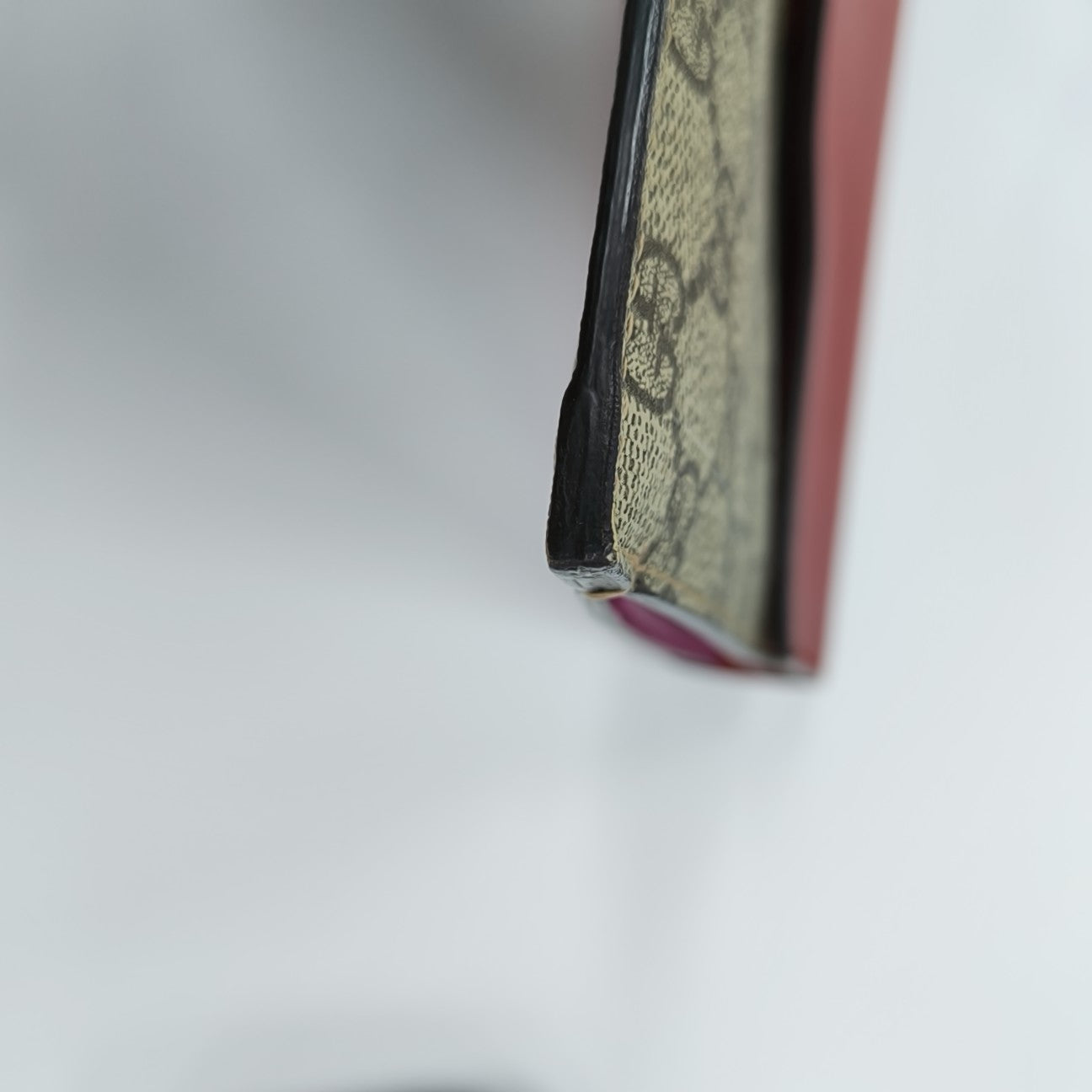 Monogram Coated Canvas Clutch Beige