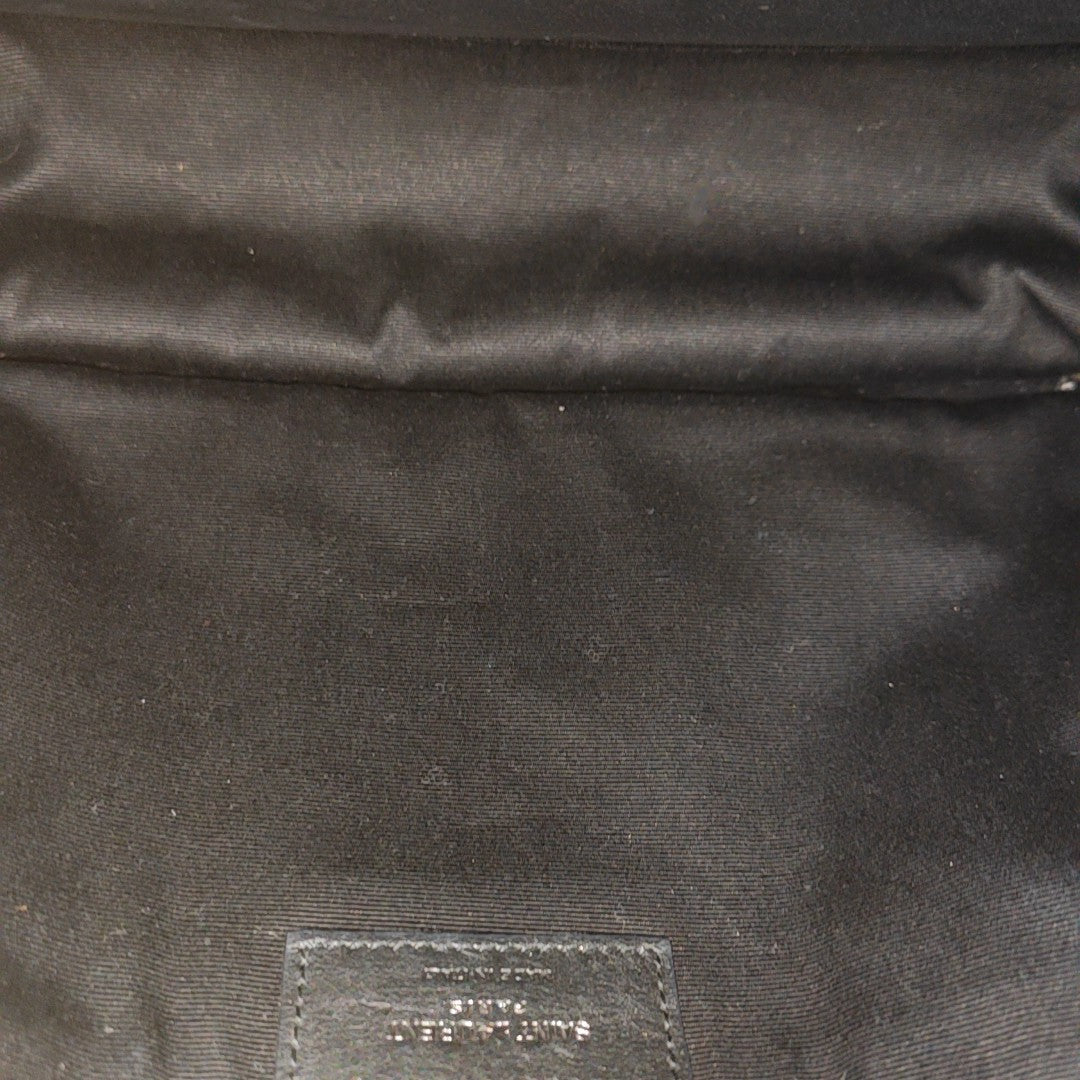 NIKI Medium Chevron Calfskin Black