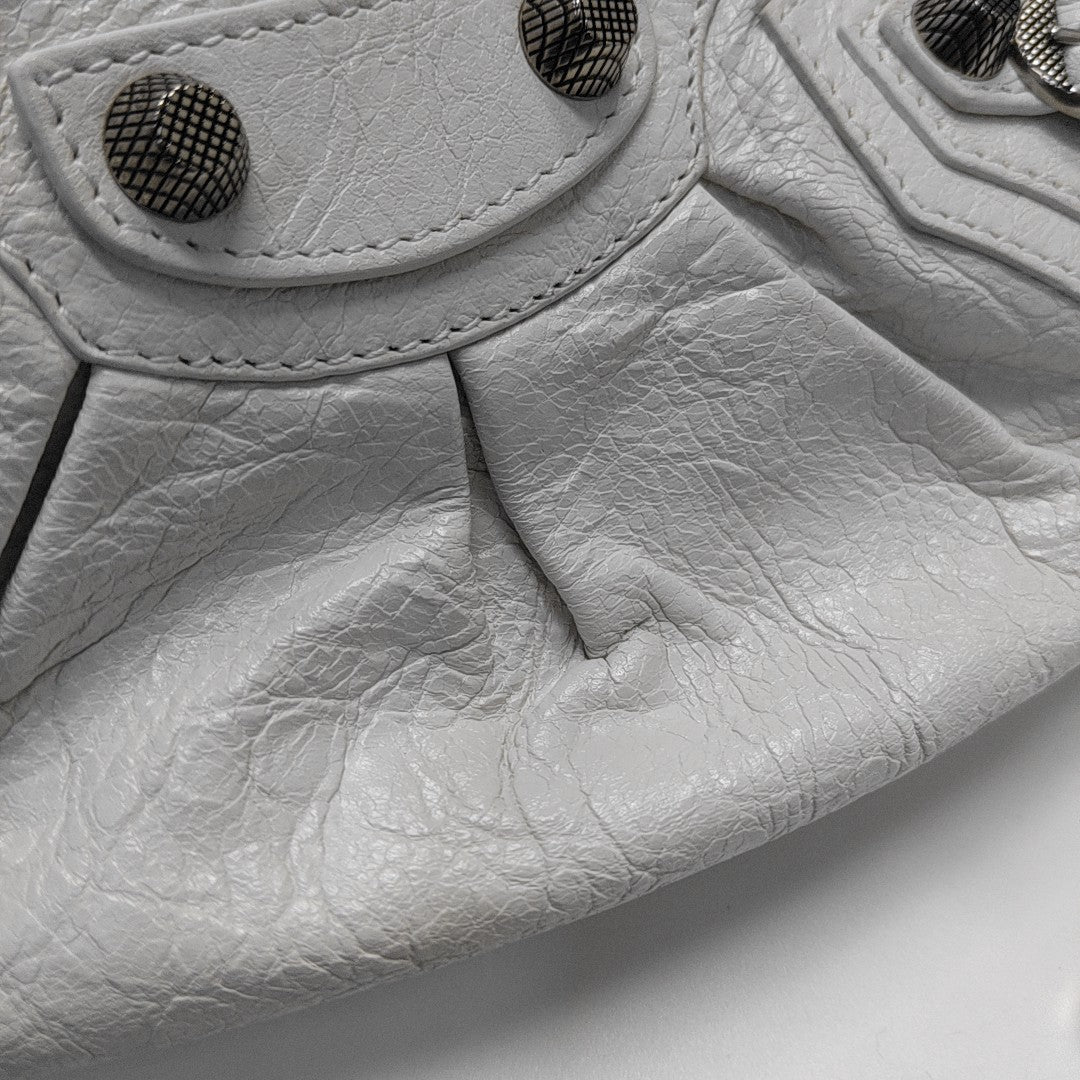 Le Cagole XS Patent Leather White