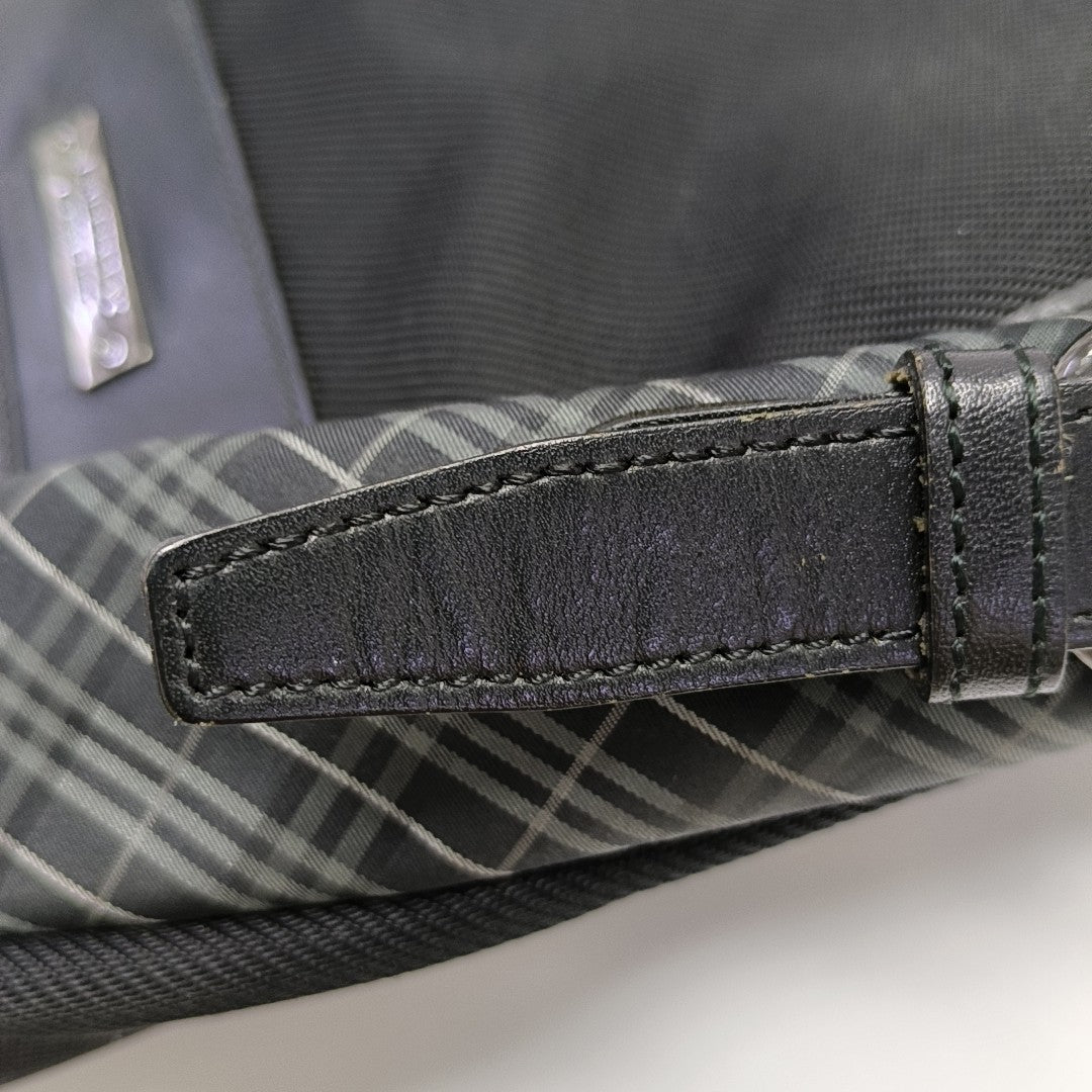 Fabric Shoulder Bag Black