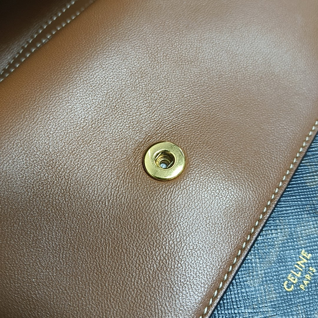 TRIOMPHE CANVAS Small Coated Canvas Brown