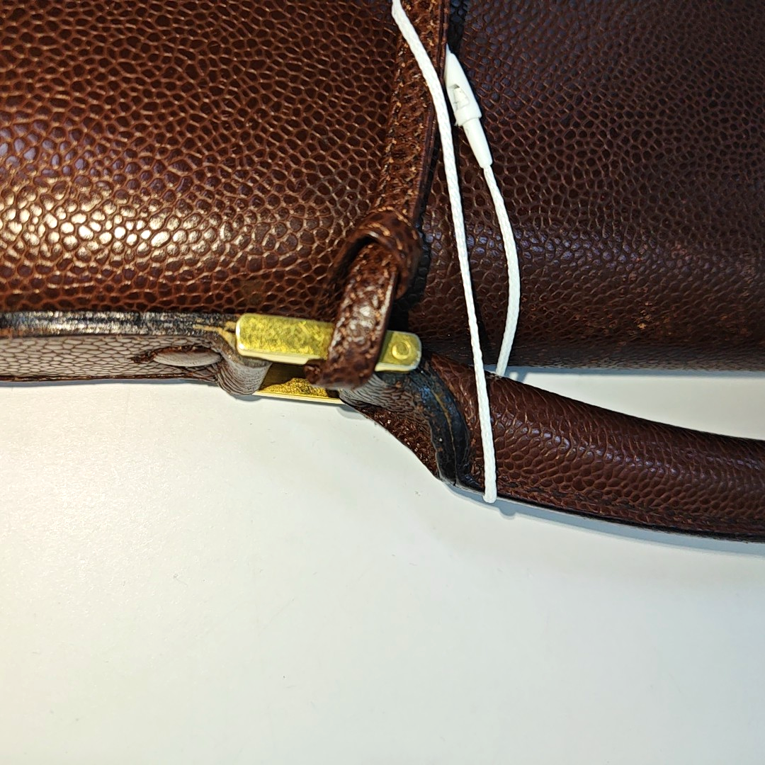 Grained Calfskin Brown