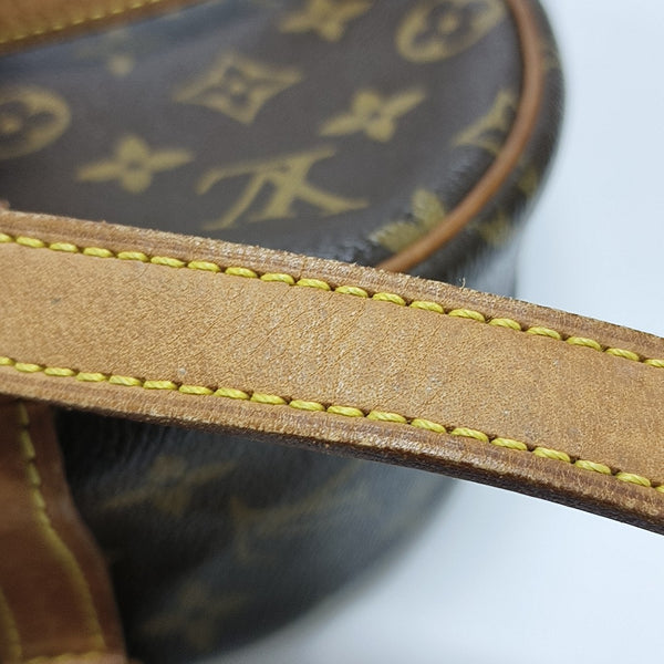 TAMBOURINE Monogram Coated Canvas Brown