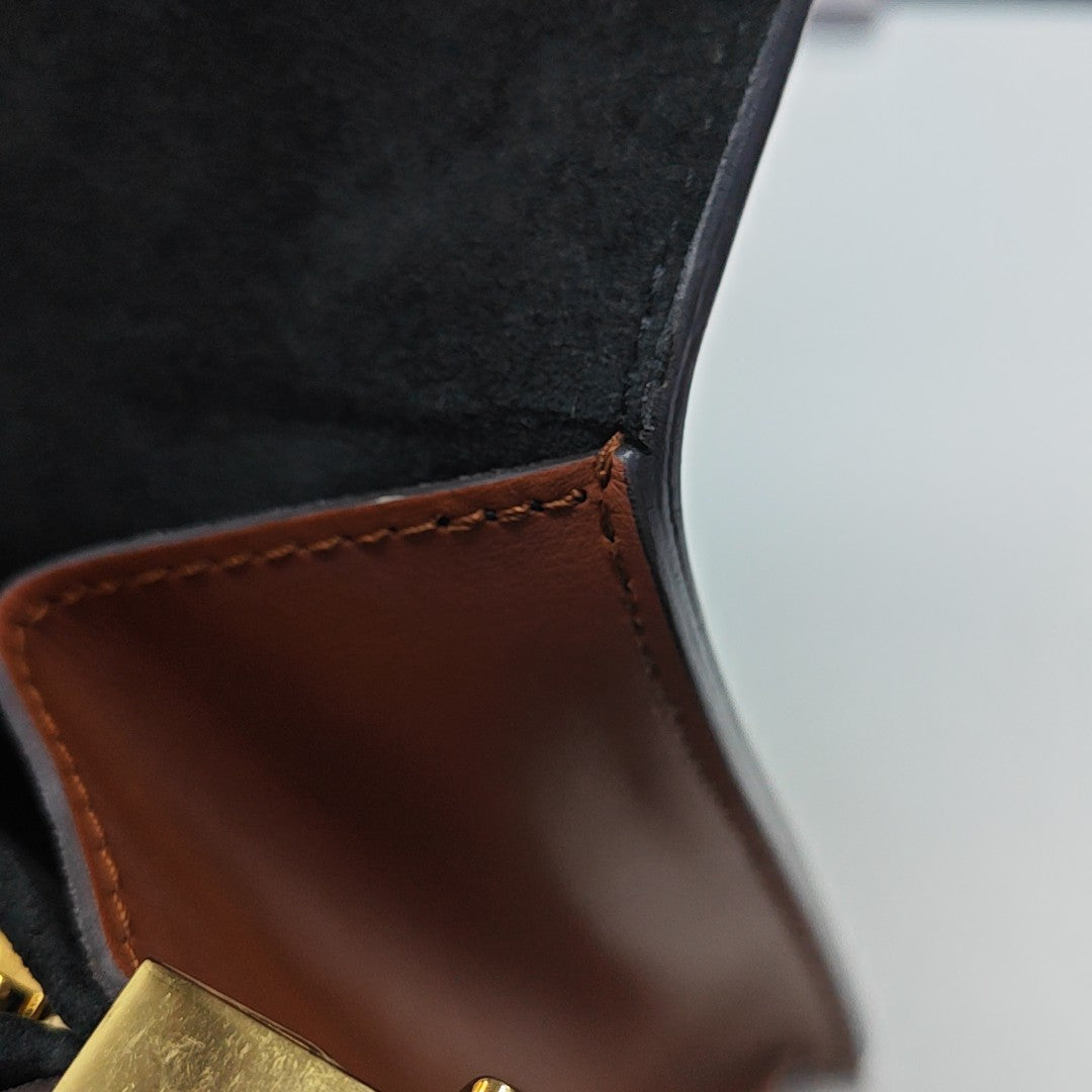 DAUPHINE MM Monogram Coated Canvas Brown