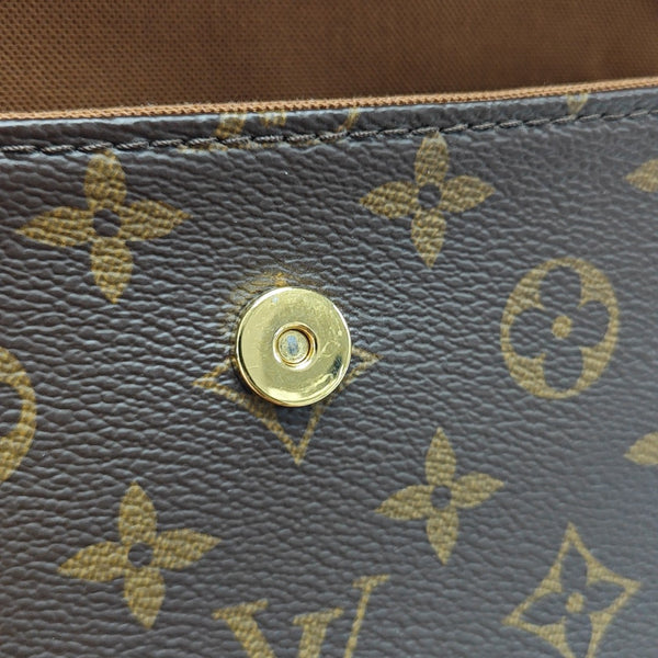 IVY Monogram Coated Canvas Brown