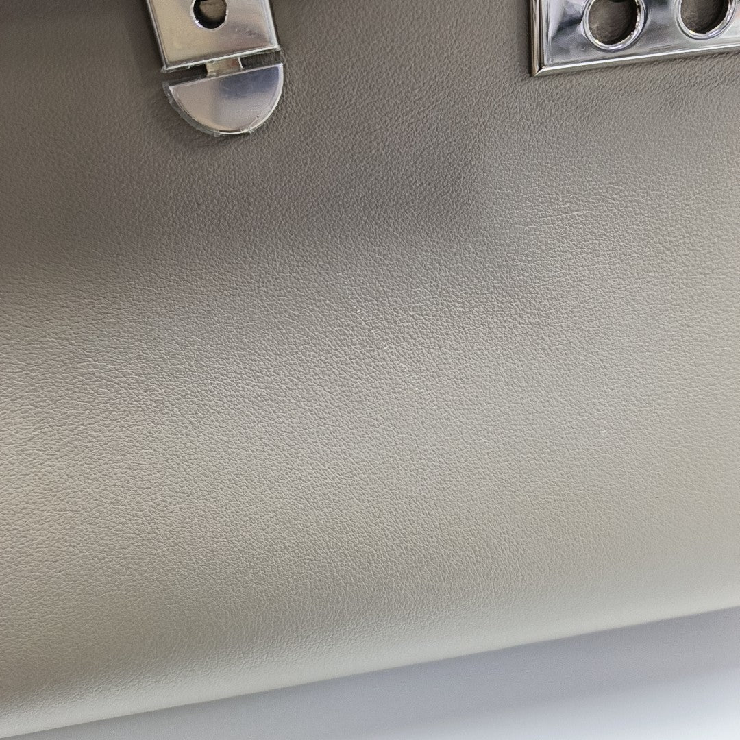 Tempête Medium Calfskin Gray