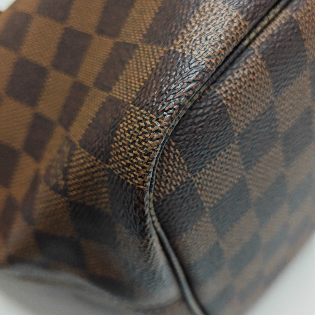 NEVERFULL MM Damier Ebene Coated Canvas Brown