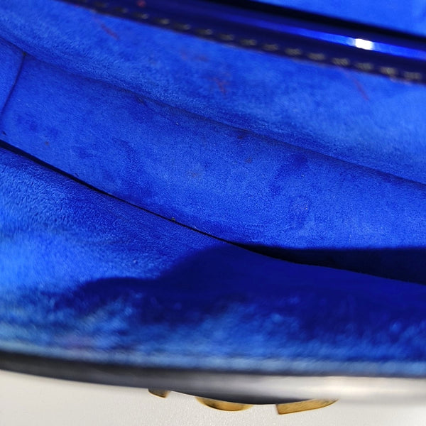 J'adior Patent Leather Blue