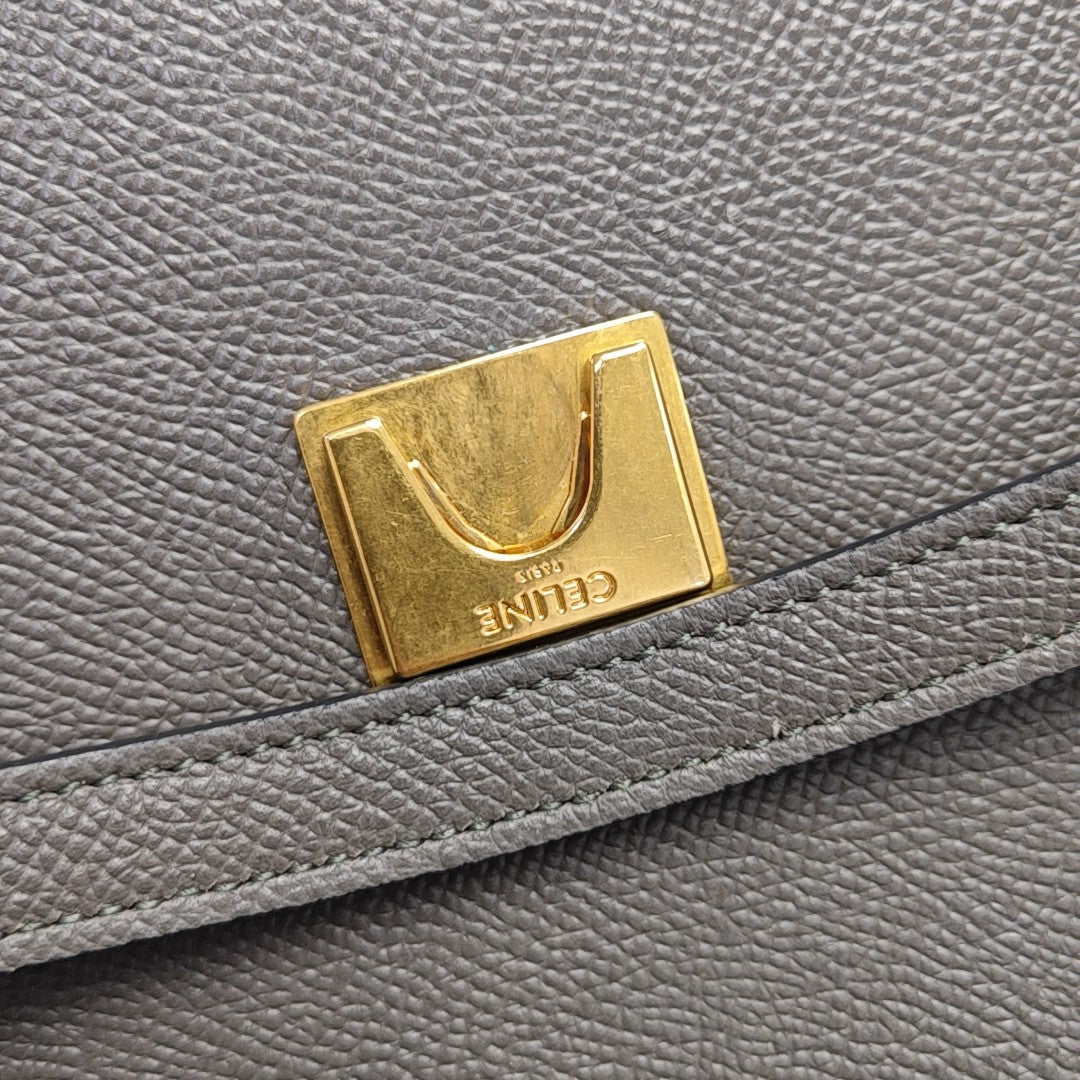 BELT Micro Calfskin Gray