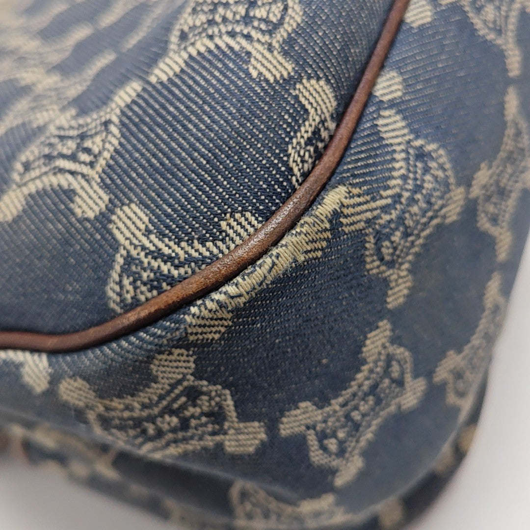 Canvas Shoulder Bag Blue