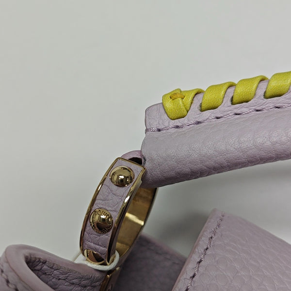 CAPUCINES Mini Calfskin Purple