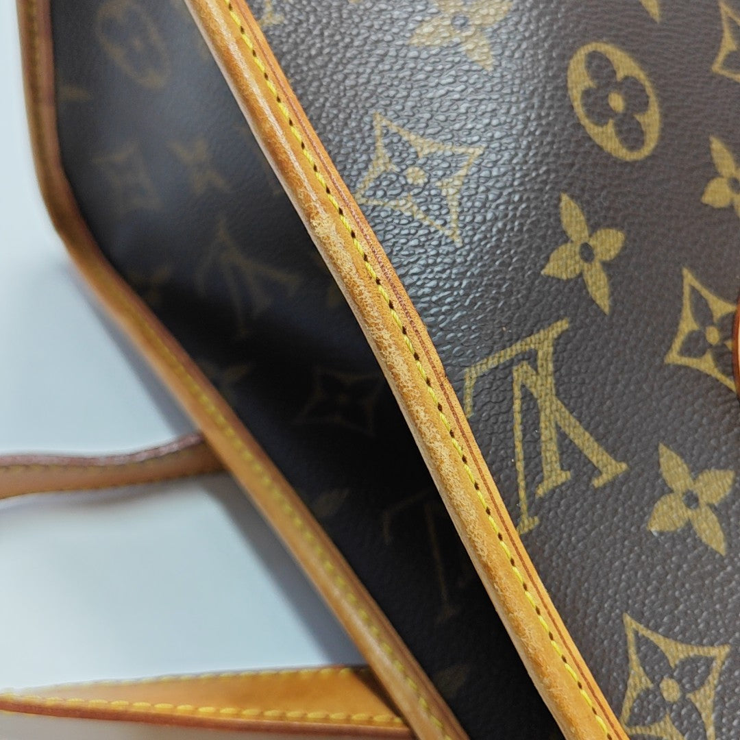 POPINCOURT Monogram Coated Canvas Brown