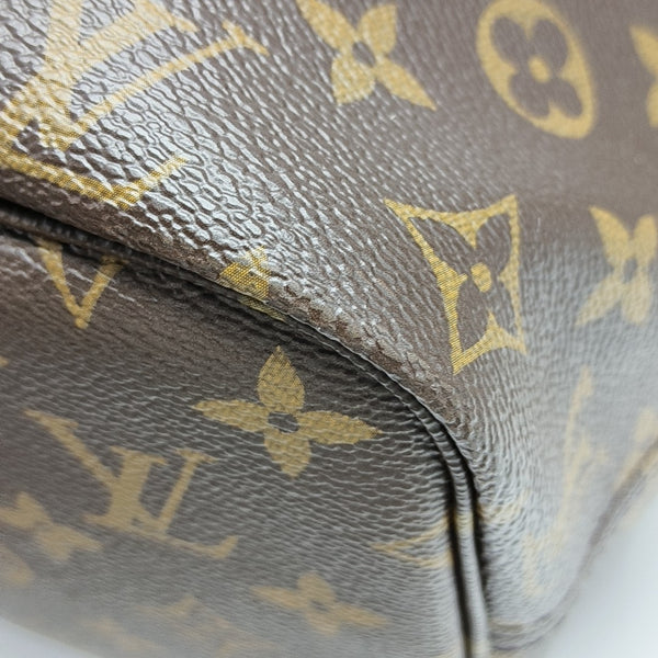 NEVERFULL MM Monogram Coated Canvas Brown