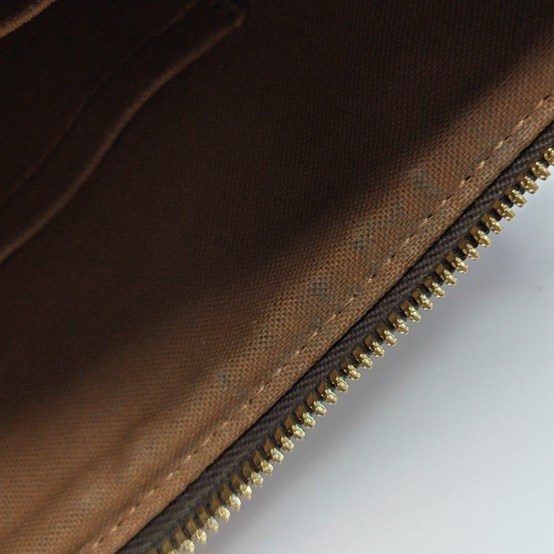 PALERMO PM Monogram Coated Canvas Brown