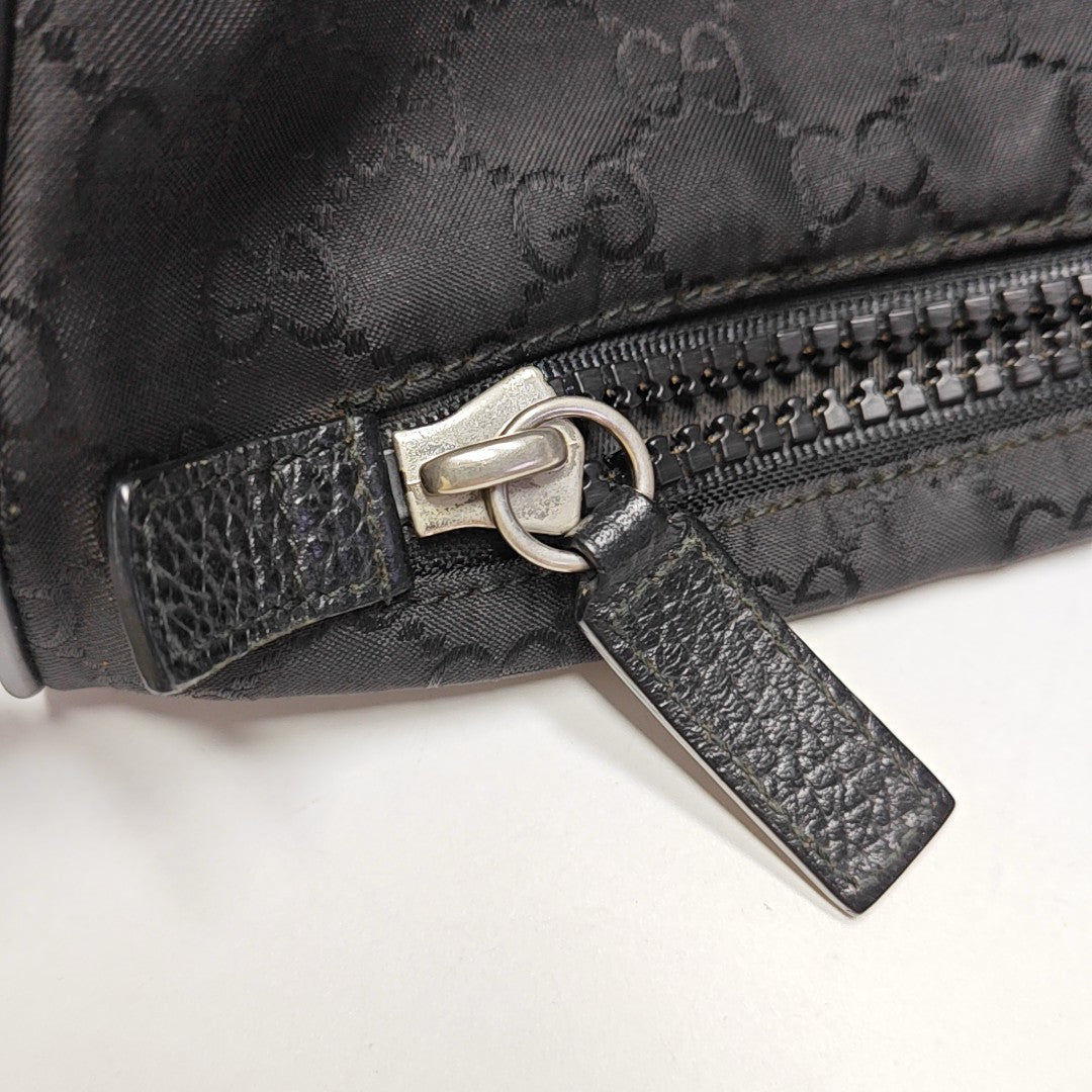 Monogram Canvas Belt Bag Black