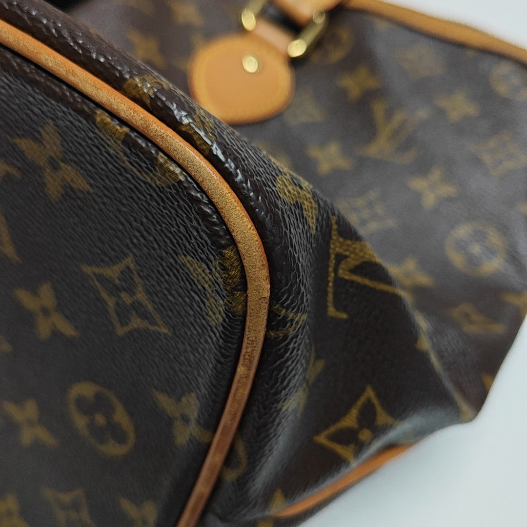 PALERMO PM Monogram Coated Canvas Brown