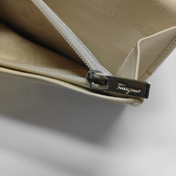 Calfskin Wallet White