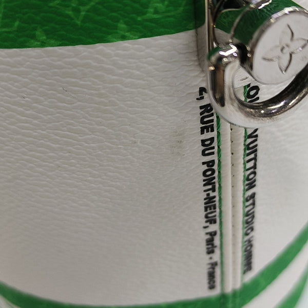 PAINT CAN Monogram Coated Canvas Green