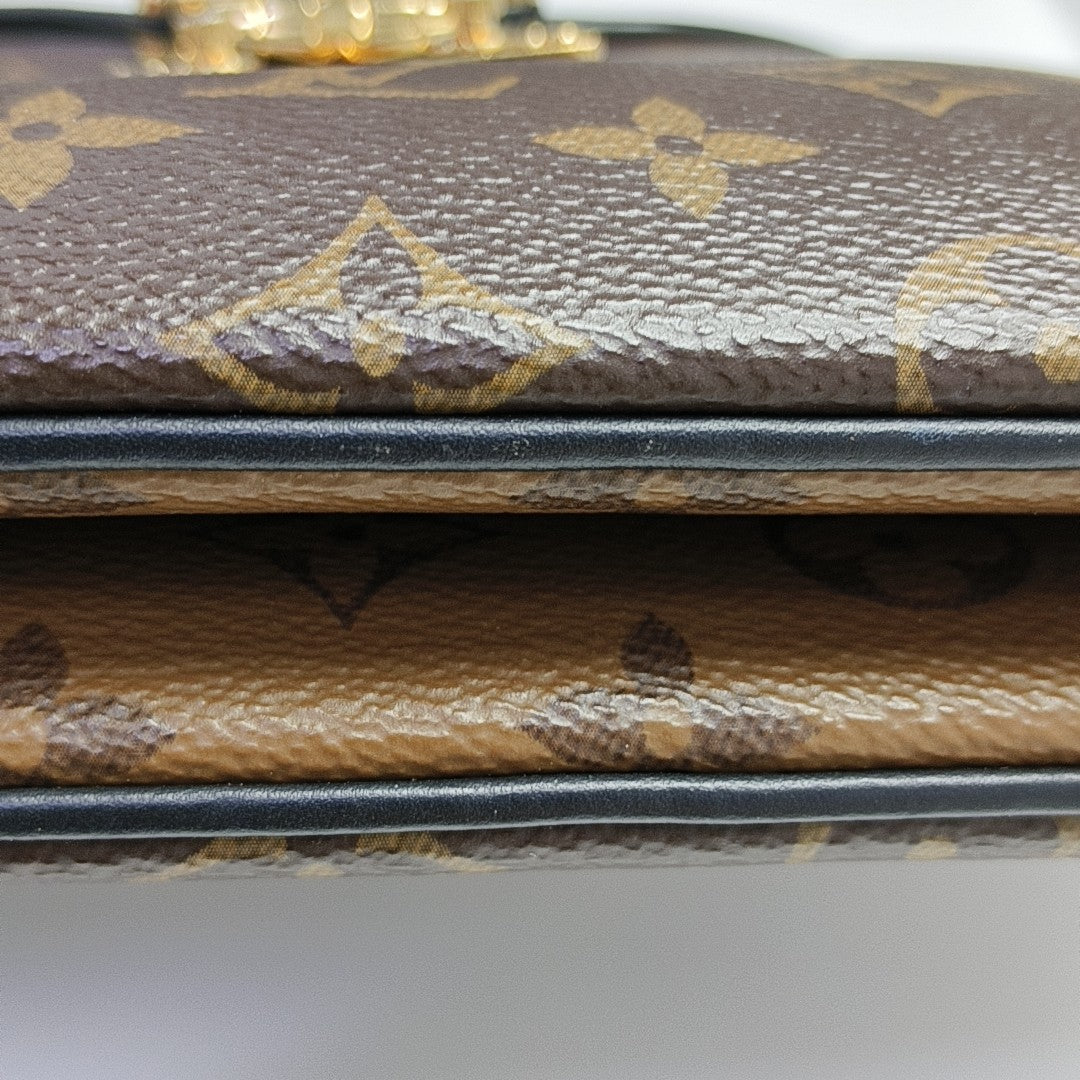 TWINNY Monogram Coated Canvas Brown
