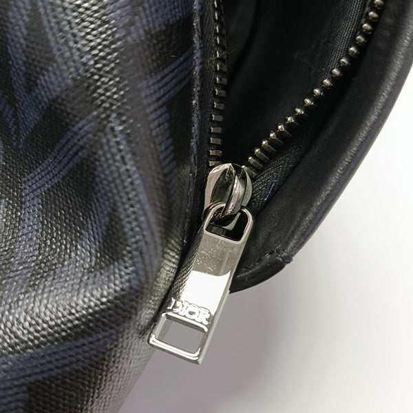 Rider Oblique Coated Canvas Black
