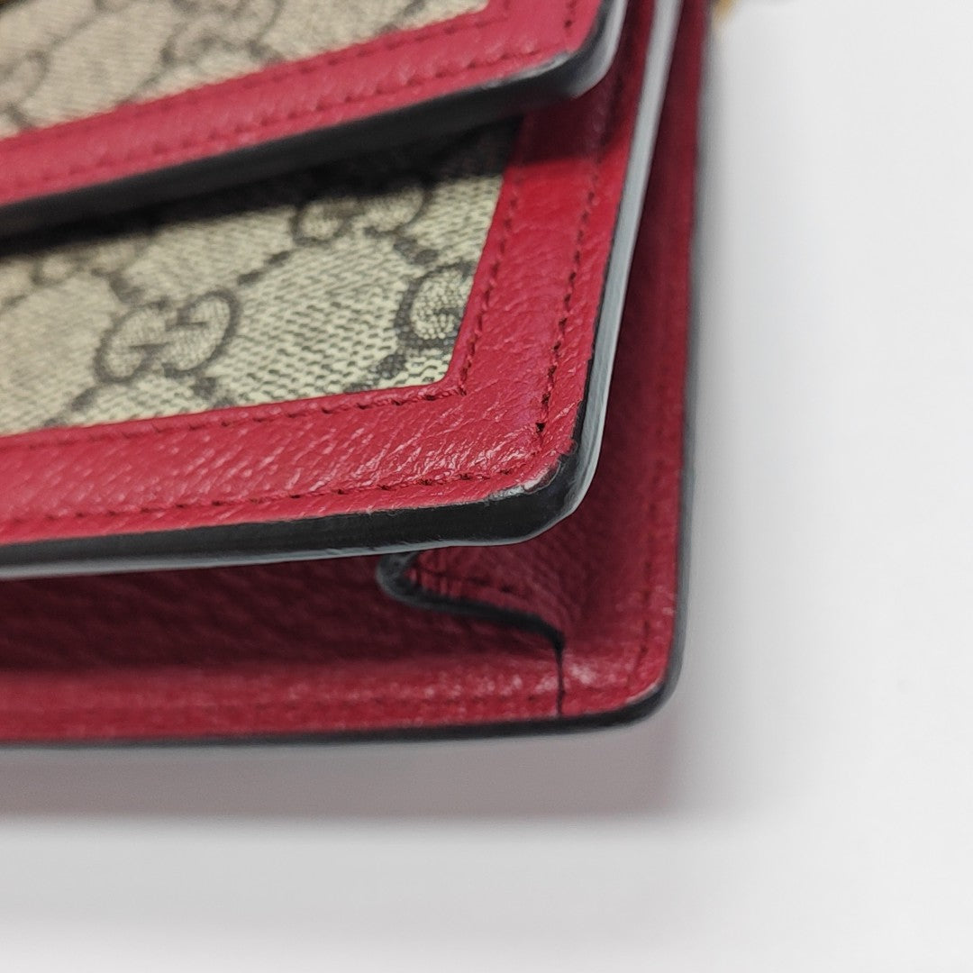 Queen Margaret Mini Monogram Coated Canvas Beige