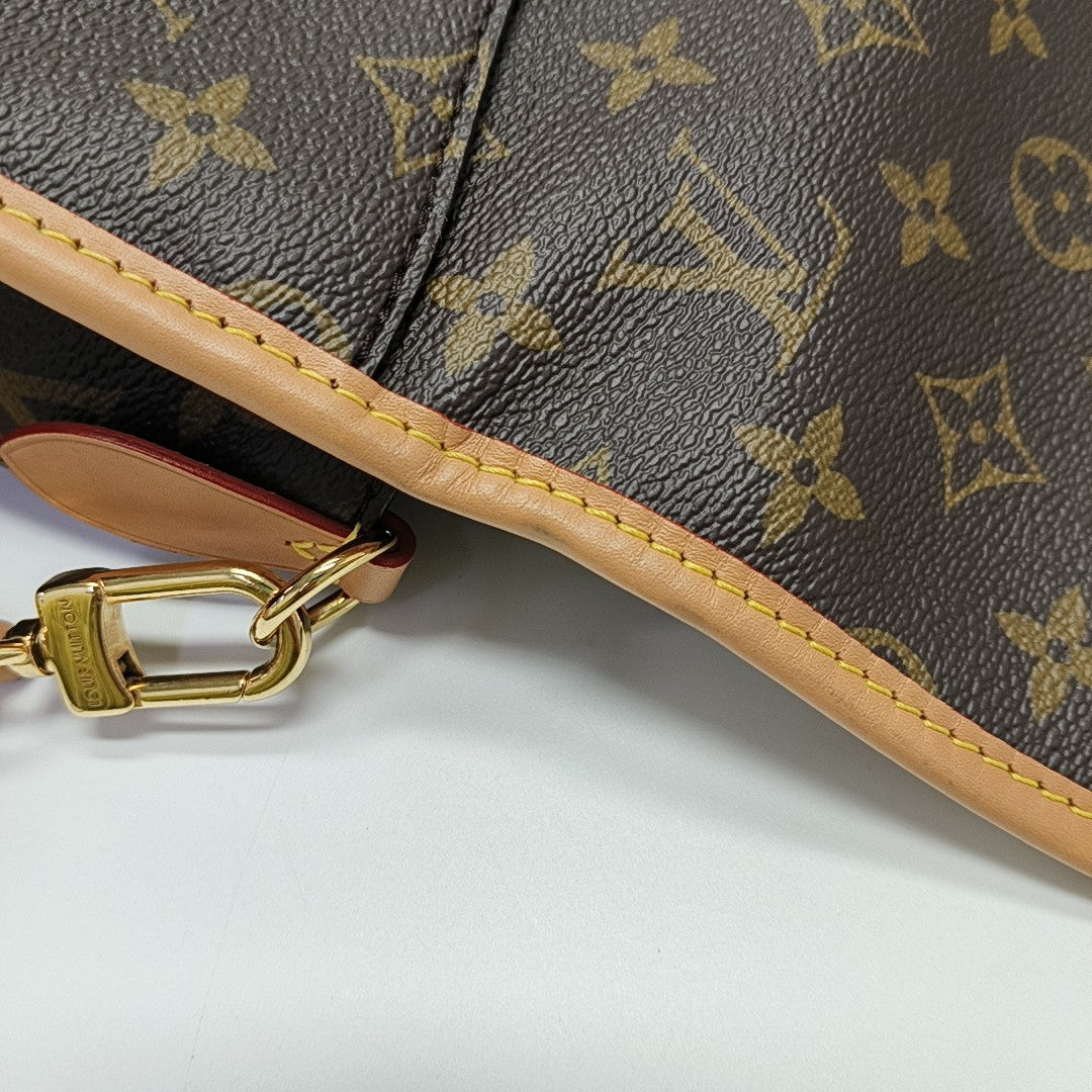 DIANE Monogram Coated Canvas Brown