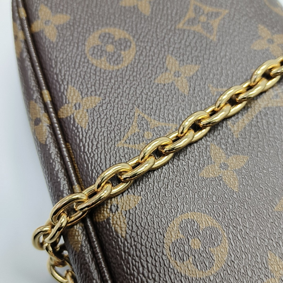 IVY Monogram Coated Canvas Brown