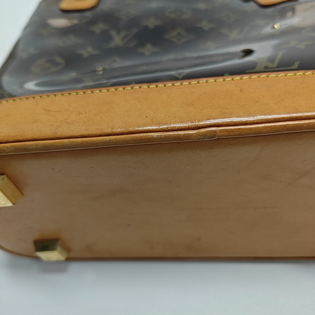 SAC AMBRE PM Monogram Plastic Brown