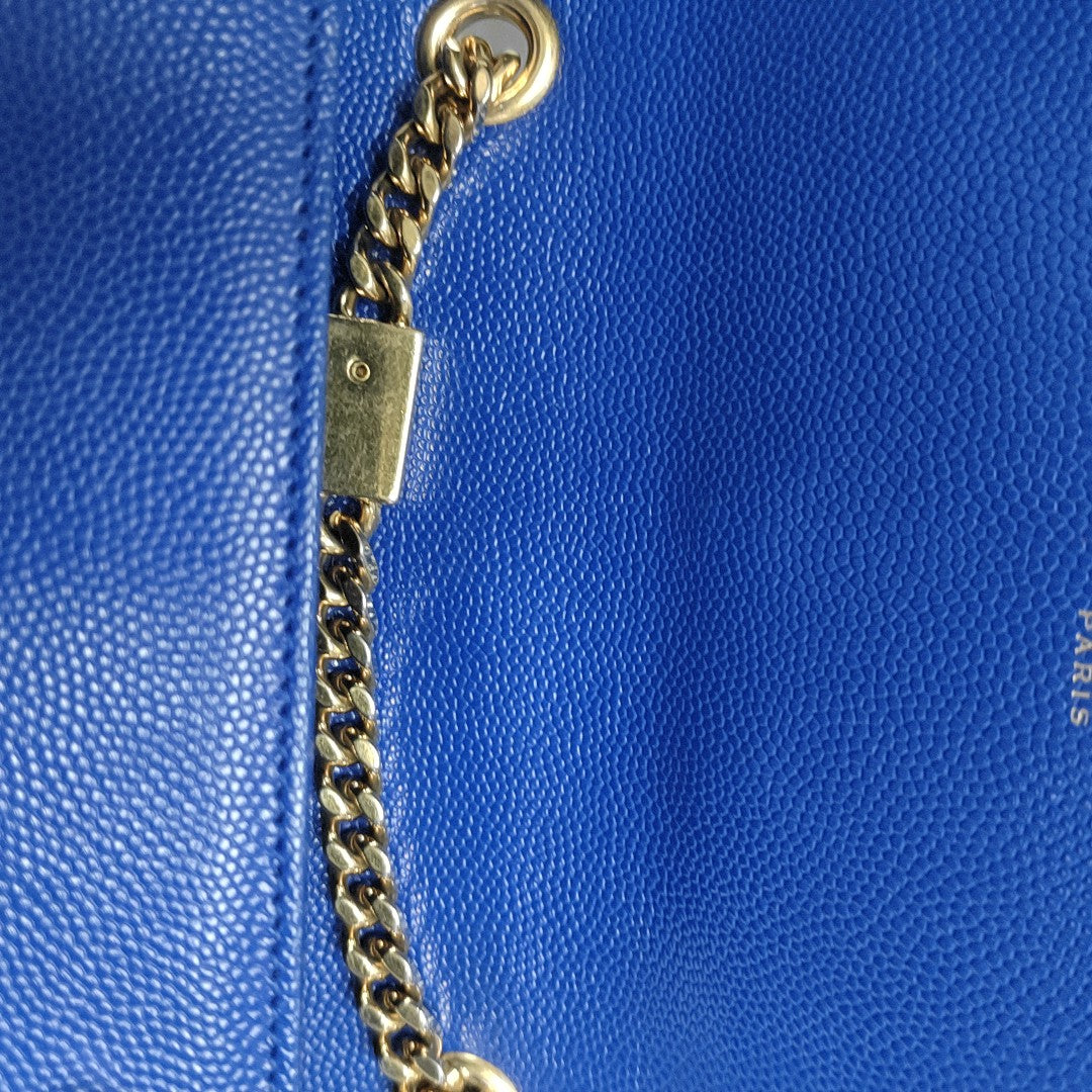 Authenticated pre-owned  KATE Mini Calfskin Blue - Shoulder Bag at Looply