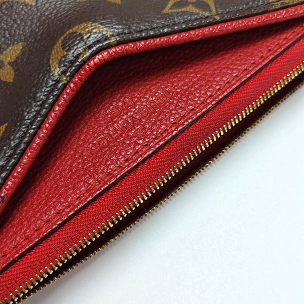PALLAS Monogram Coated Canvas Brown