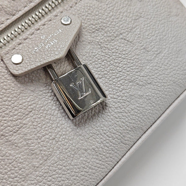 Vanity Chain Pouch Mini Monogram Calfskin Gray