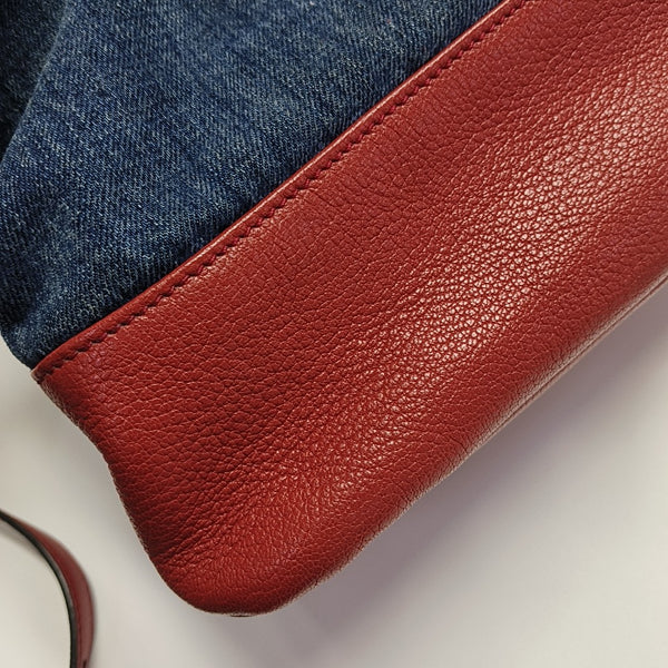 Denim Shoulder Bag Blue