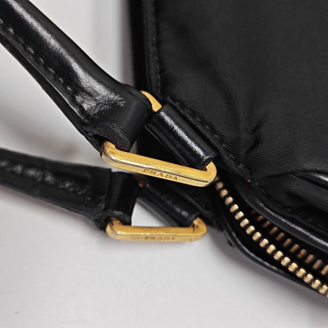 Nylon Tote Bag Black