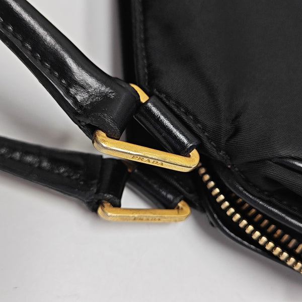 Nylon Tote Bag Black