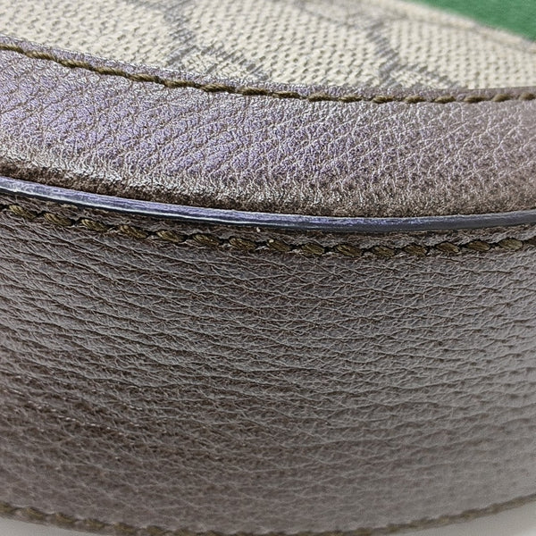 Ophidia Mini Monogram Coated Canvas Beige