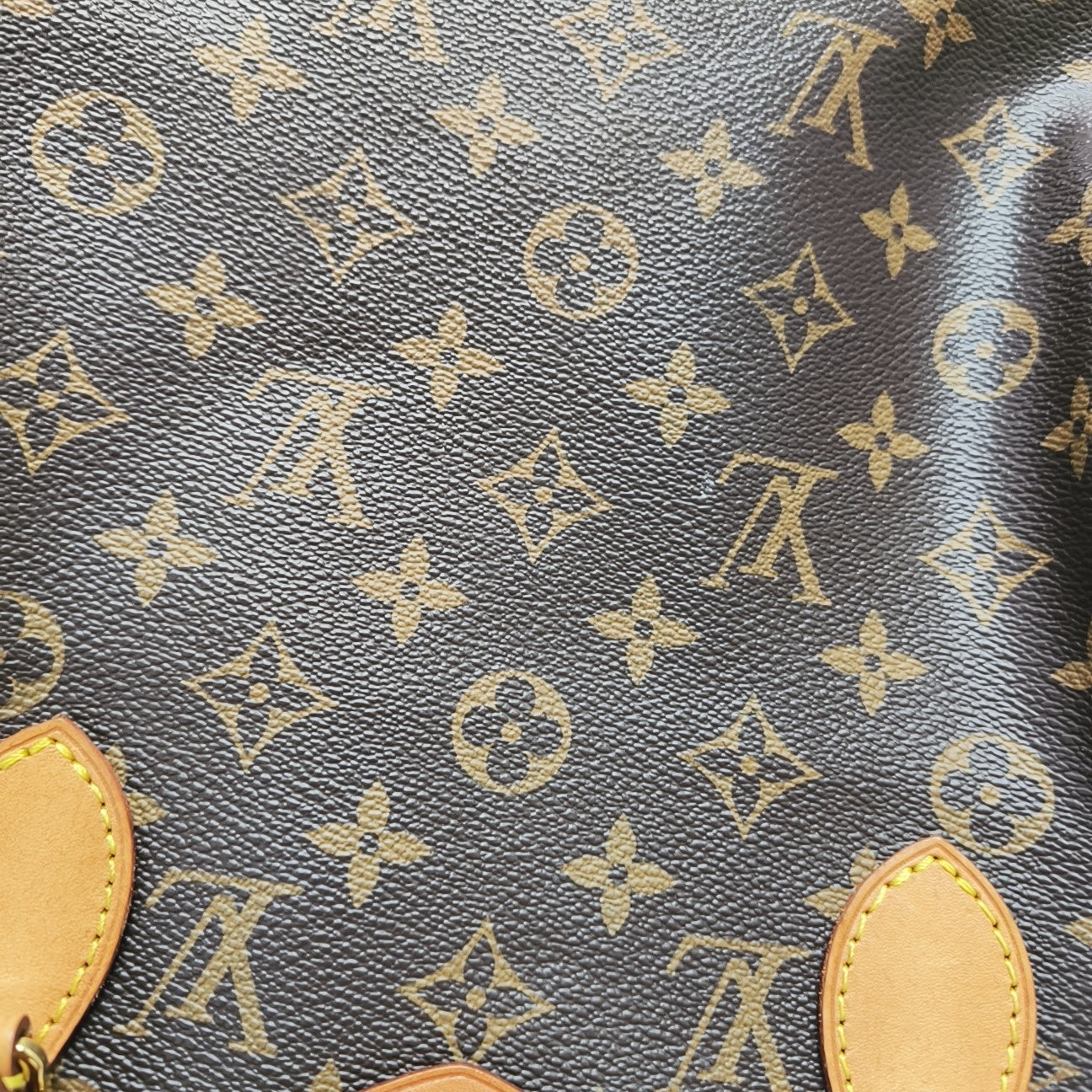 TURENNE MM Monogram Coated Canvas Brown