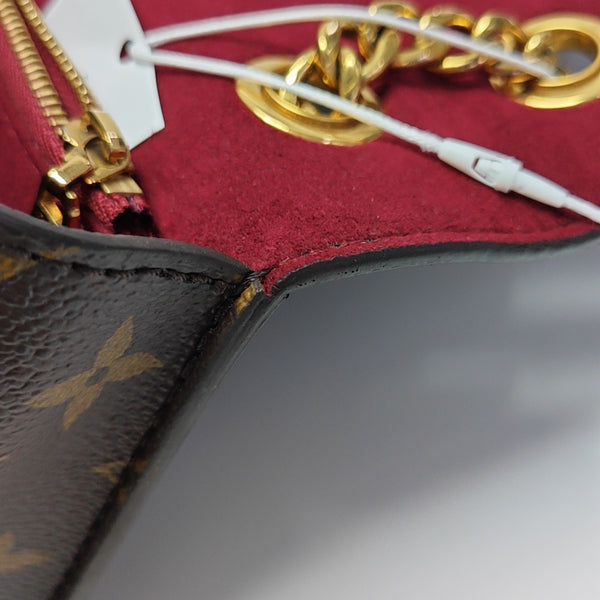 PASSY Monogram Coated Canvas Brown