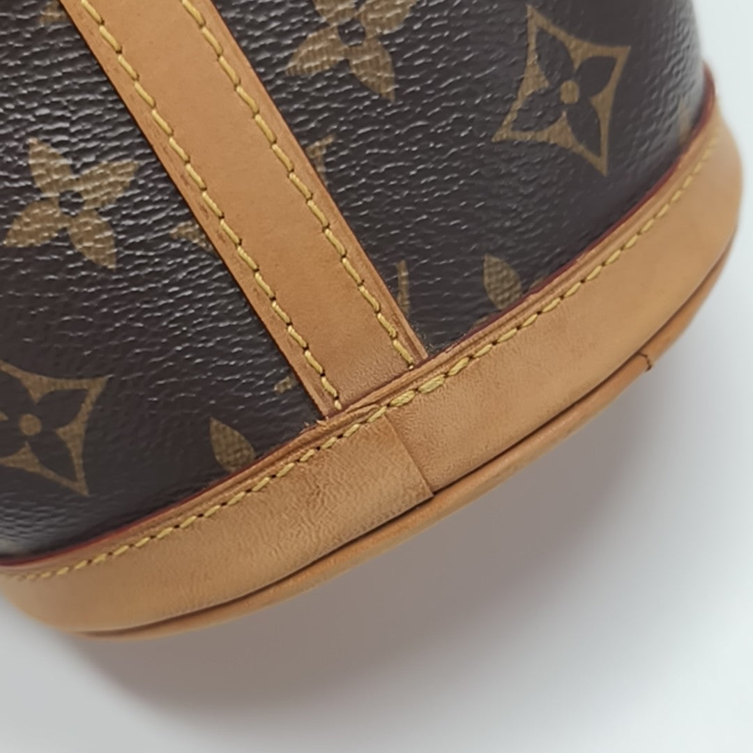 DUFFLE Monogram Coated Canvas Brown