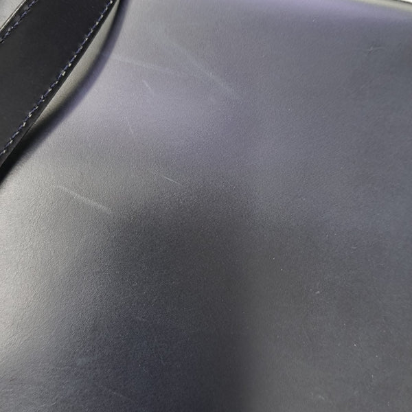 Calfskin Shoulder Bag Blue