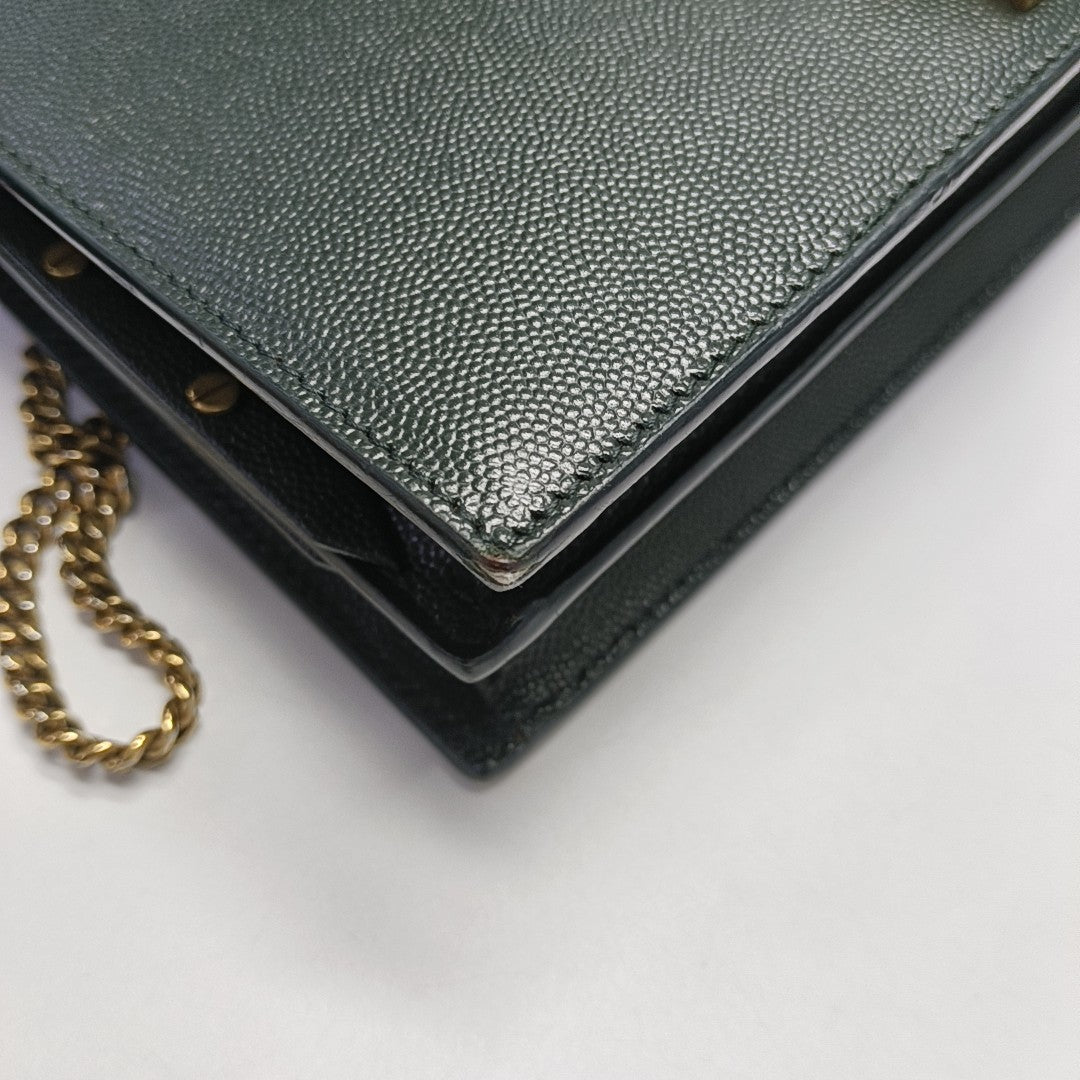 MONTAIGNE Calfskin Green