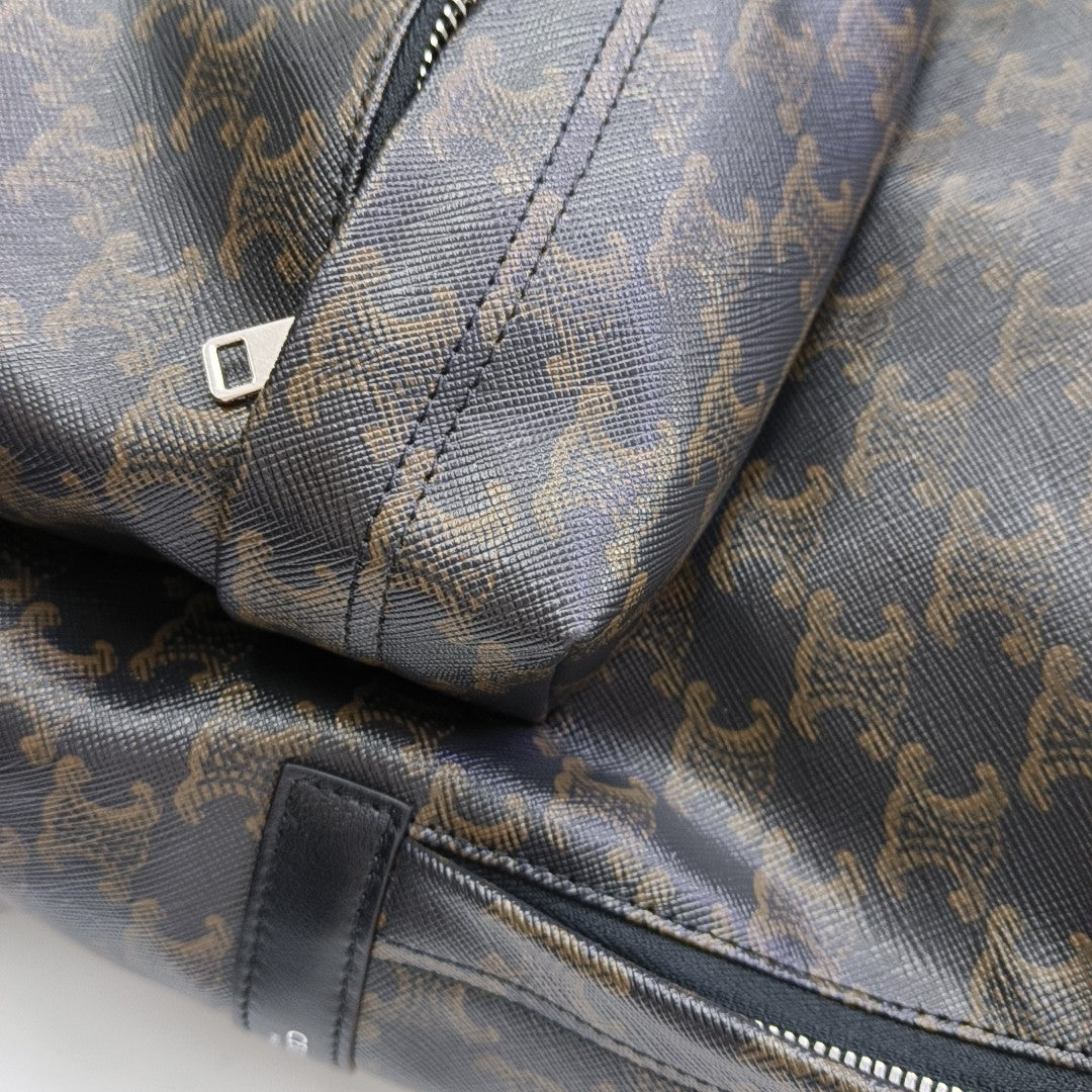 TRIOMPHE CANVAS Medium Coated Canvas Black