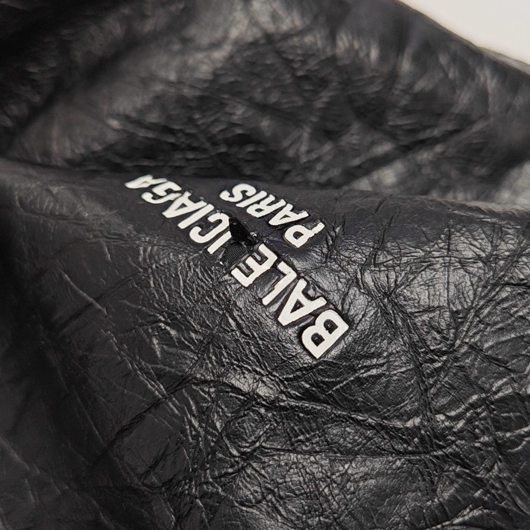Calfskin Shoulder Bag Black