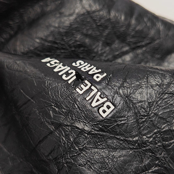Calfskin Shoulder Bag Black