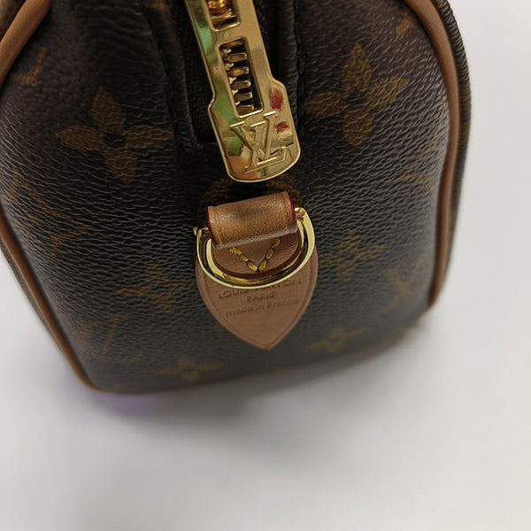 SPEEDY 20 Monogram Coated Canvas Brown
