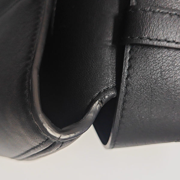 Downtown Calfskin Black