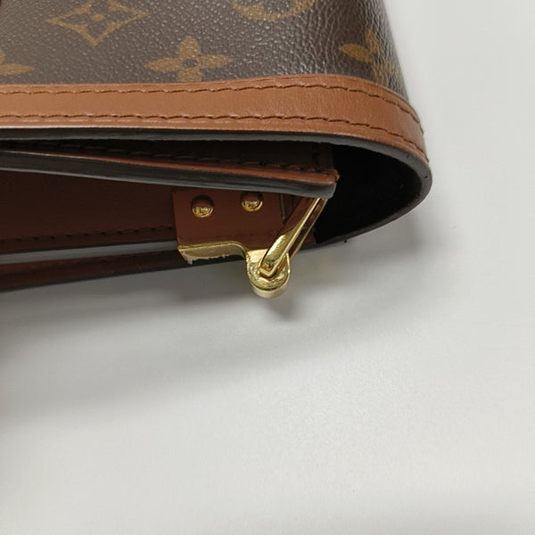 DAUPHINE MM Monogram Coated Canvas Brown