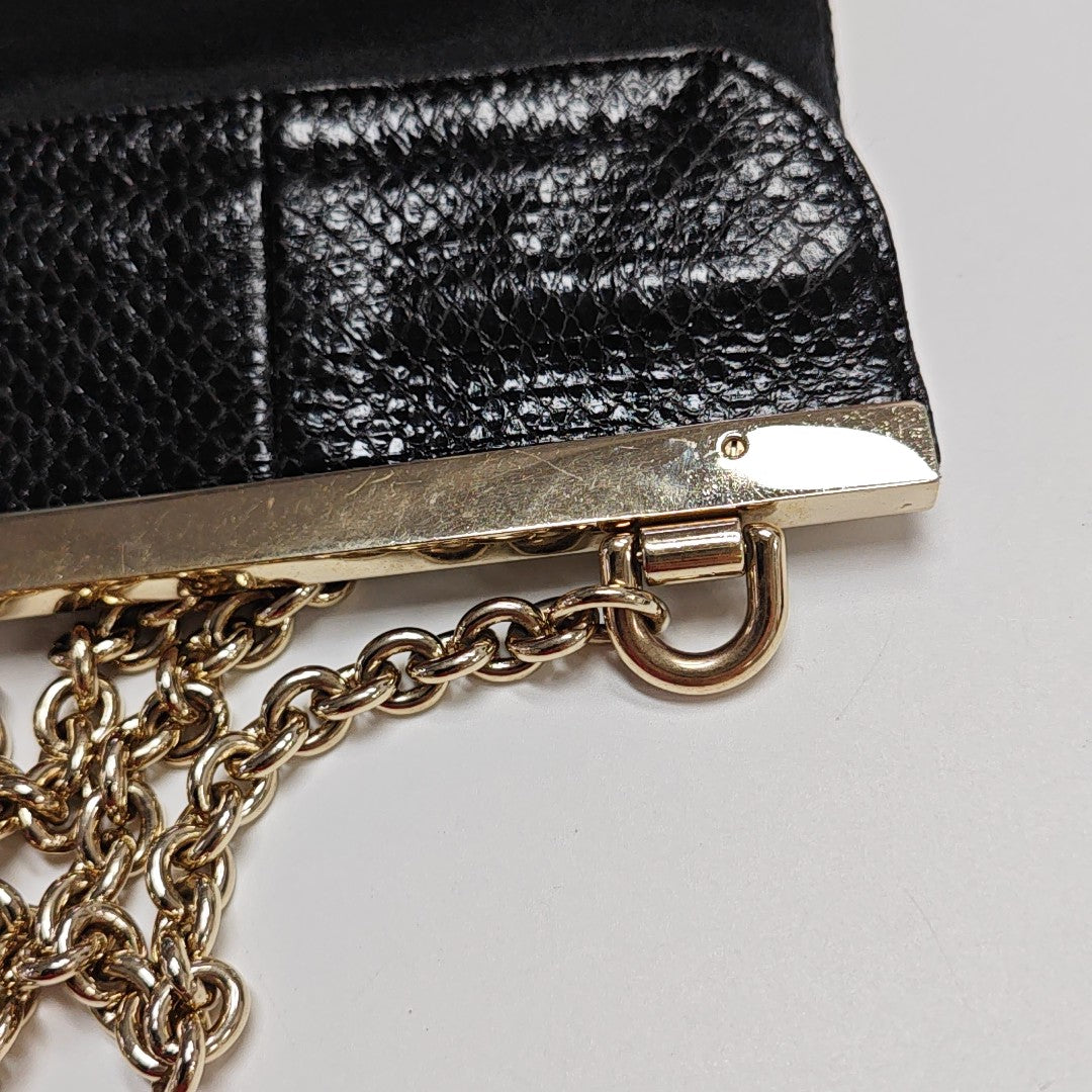 Fabric Top Handle Bag Black